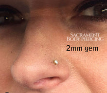 Load image into Gallery viewer, Prong set CZ solitaires - Threaded or Threadless / press fit