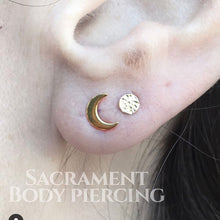 Load image into Gallery viewer, Gold moon - threaded or threadless