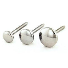 Load image into Gallery viewer, Titanium balls, half domes, disks, and spikes -  universal - threadless
