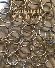 Load image into Gallery viewer, Plain seam rings