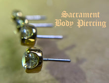 Load image into Gallery viewer, Prong set CZ solitaires - Threaded or Threadless / press fit